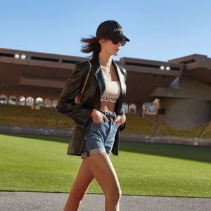 Celine Navy baseball cap in M